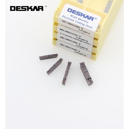 DESKAR 100% original MGMN300-T MGMN400-T CNC Grooving Cutter Cutting Lathe Turning Tools Carbide Inserts For Stainless Steel