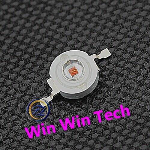 100PCS Send the plum | high-power light-emitting tube aluminum 1W LED 2.0-2.6V 20LM yellow lamp