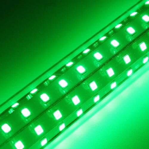 10W 12V LED Fishing Light Green Underwater Fish Lamp Squid Lights Lure Bait Finder &T8