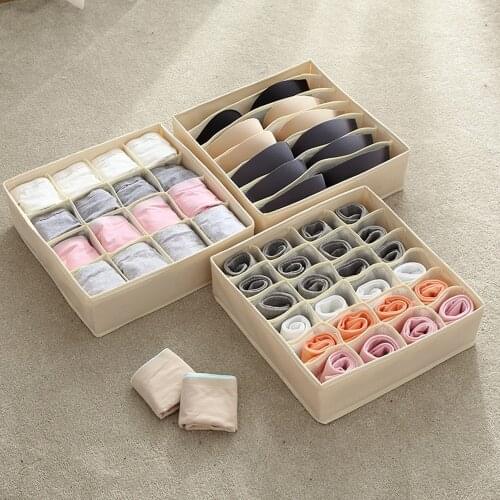 2020 New Underwear Bra Organizer Storage Box many Colors Drawer Closet Organizers Boxes For Underwear Scarfs Socks Bra Hot Sale