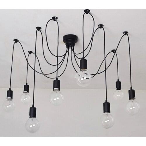 5/6/8/10/12 head retro industrial loft chandelier