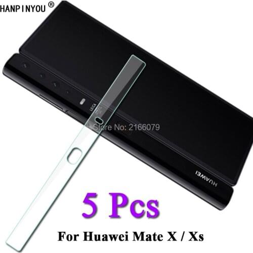 5 Pcs For Huawei Mate Xs X MateX 5G 8.0" Anti-Scratch Rear Camera Lens Protective Protector Cover Soft Tempered Glass Film Guard
