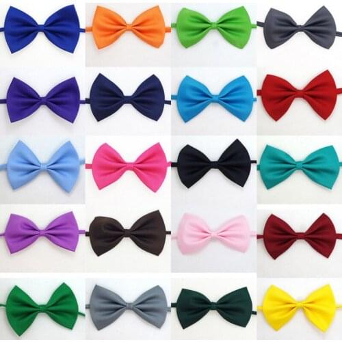 50pcs/lot Mixing Colors Pet Cat Dog Bow Tie Fashion Puppy Cat Bowtie Accessories Pet Necktie Cat Dog Bowtie Multi-Color BS021