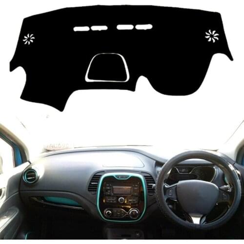 Car Dashboard Cover Mat Pad Dashmat Sun Shade Dash Protective Carpet Accessories For Renault Captur Kaptur Samsung QM3 2013-2019