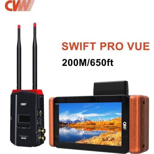 CVW SWIFT PRO VUE Wireless Transmitter 200m Zero-delay with Follow Focus 5.5 inch Camera DSLR Field Monitor 800 PRO Transmission