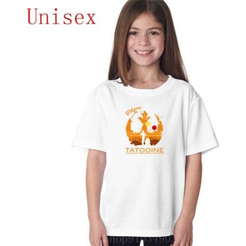 Welcome to Tatooine 22 childrens clothes kids clothing shirts for teenage girls kids tshirts boys shorts colorful hot sale