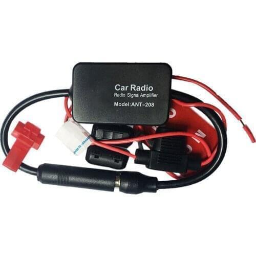 FM Signal Amplifier Anti-interference Car Antenna Radio Universal FM Booster Amp