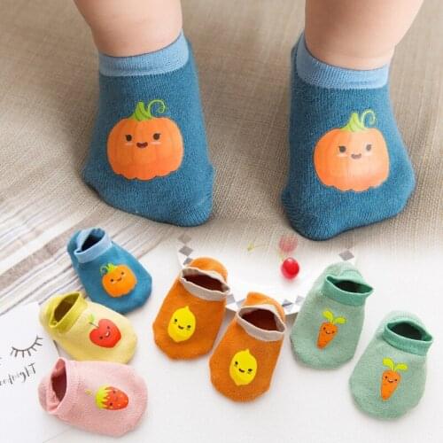 Cotton Warm Baby floor Socks Autumn Winter Children cartoon Sock Boys Girls Floor Wear Anti Slip Rubber Sole Socks