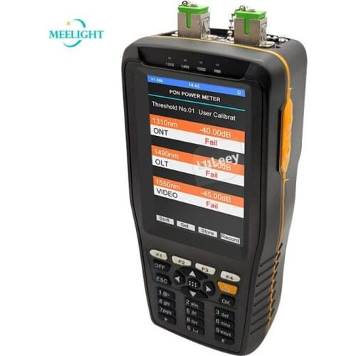 PON power meter tester optical fiber tester FTTH VFL OPM built-in lithium battery