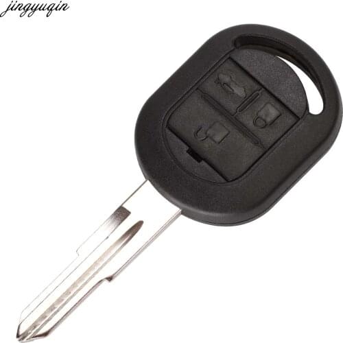 Jingyuqin 10pcs Remote Car Key Case Shell For Buick 2003-2005 Excelle HRV Auto Key Blanks For Chevrolet Lacetti Uncut Blade 2BTN