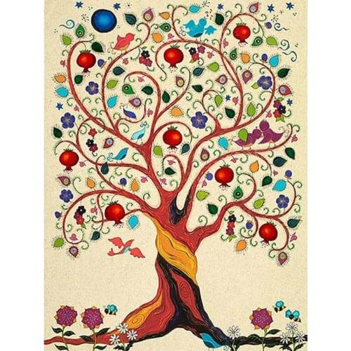 K038 YIKEE tree diamond painting,full diamond painting,diamond painting full square