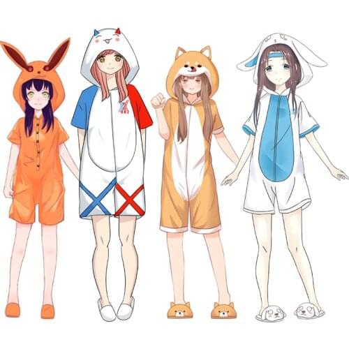 Naruro Natsume Yuujinchou Totoro Danganronpa BEASTARS Jumpsuit Cosplay Monokuma Madara Kurama Onesies Pyjamas Sleepwear Rompers