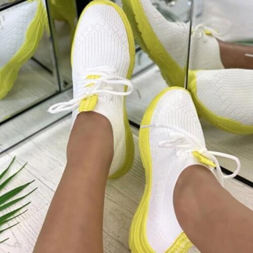 Women Mesh Sneakers INS Hot Women Casual Vulcanized Womens Flat Ladies Comfort Sport Shoes Female Autumn Shoe Plus Size 35-43