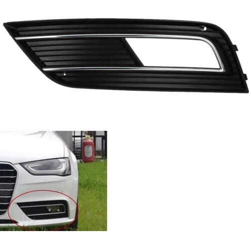 Left Side Facelift Bumper Fog Light Lamp Grille Direct Fit for Audi A4 B9 13-15 Elegant