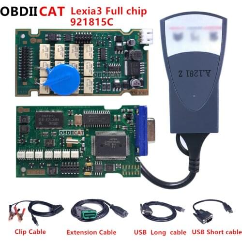 Lexia 3 PP2000 Diagbox V7.83 with Firmware 921815C V48/V25 For Ci-tro-en for Pe-uge-ot OBDII diagnostic-tool