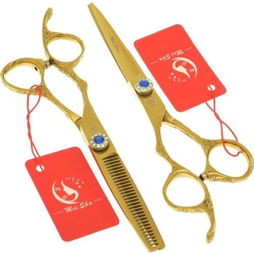 Meisha 6 inch Left Hand Barber Shop Hair Beauty Tools Salon Hair Cutting Thinning Scissors Hairdressing Styling Shears A0123A