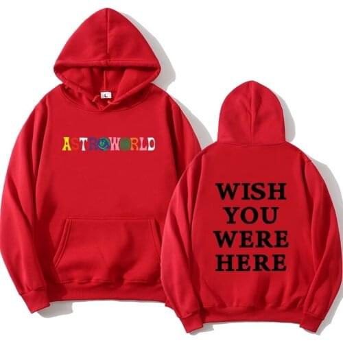 Men and women hedging sports TRAVIS SCOTT ASTROWORLD hope you are here HOODIES fashion letters ASTROWORLD HOODIE streetwear