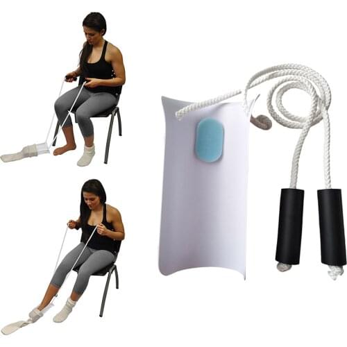 Sock Aid Pulling Assist Device Helper Non-Slip Foam Handles for Pregnant