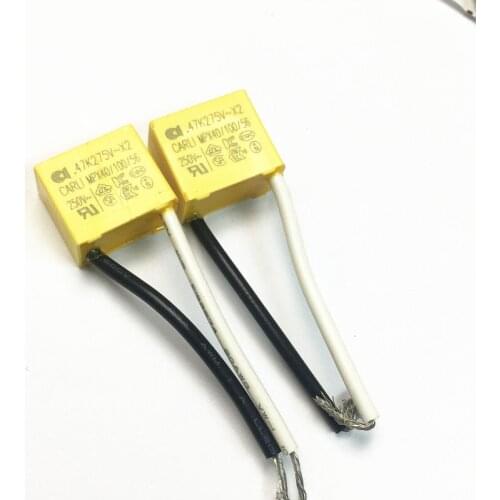New 20PCS CBB capacity 474K125VAC 0.47uf 125V Thin film capacitor