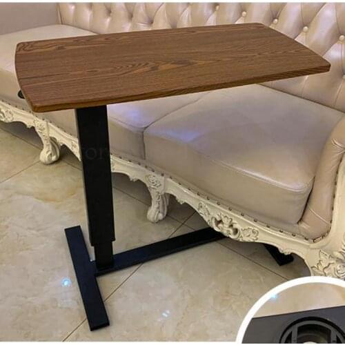 Lazy Bed With Desk Adjustable Folding Laptop Computer Desk Lifting Mobile Writing Bedside Table