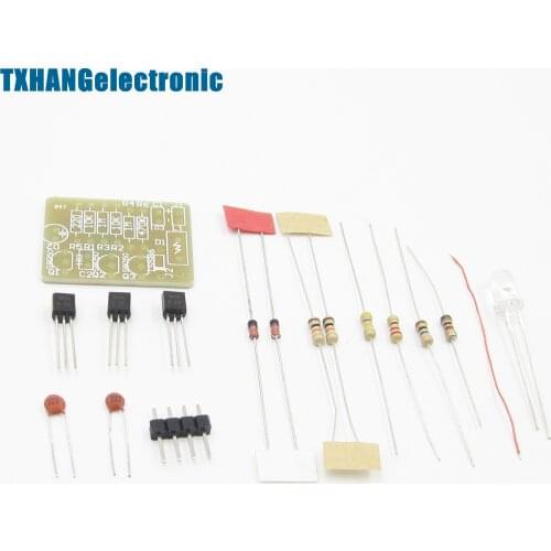 Mobile Phone Signal Flash Light DIY Kit 3-12V Radiation Power Electronic Fun Kit diy electronics