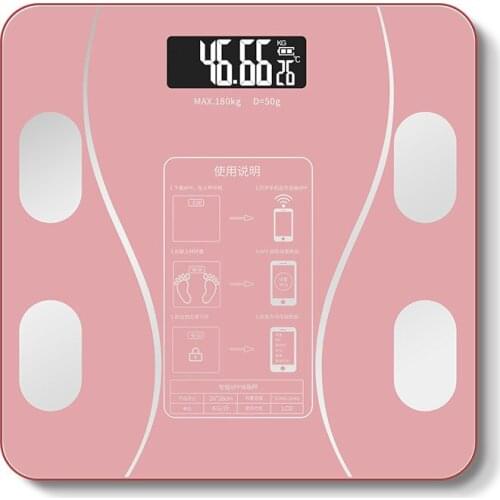 Factory direct intelligent body fat scale electronic body scale weighing scale household USB rechargeable fat scale generation