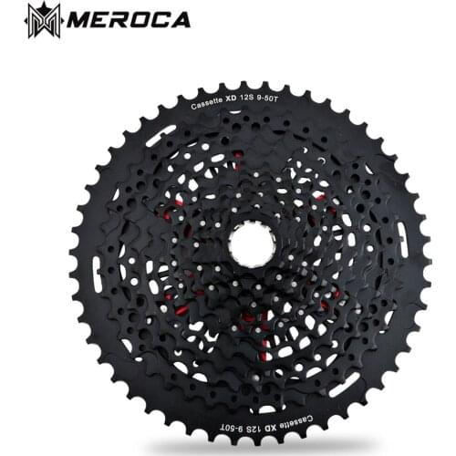 MEROCA Ultralight Hollow 11/12 Speed MTB Bike Freewheel 9-50T XD System Integrated Cassette Flywheel