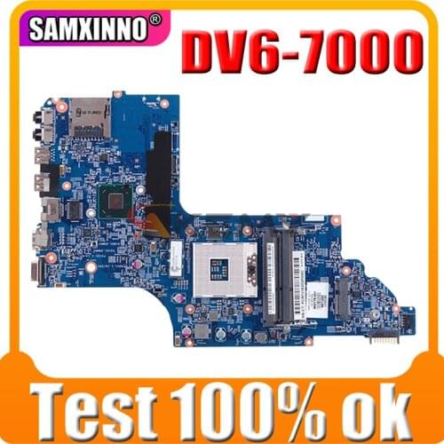 High quality For HP DV6 DV6-7000 DV6-7300 Series Laptop Motherboard 682177-501 682177-001 HM77 MB 100% Tested Fast Ship