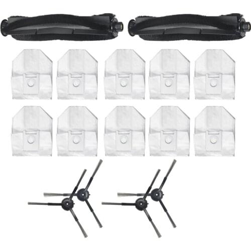 For ROIDMI EVE Plus Vacuum Cleaner Main Brush Side Brush Large-Capacity Dust Bag Replacement Accessories Parts