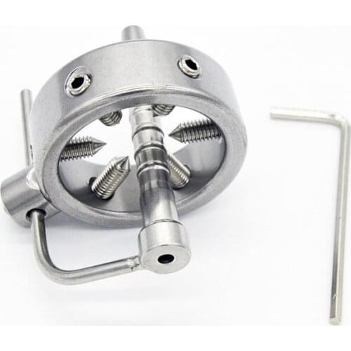 Spike Rings With Urethral Plug Male Chastity Cage Sex Toys For Men Masturbators Metal Ring Urethral Toy Stimulate Penis Erection