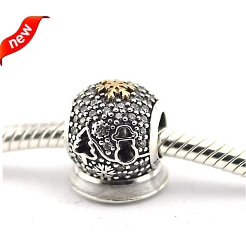 925 Sterling Silver Jewelry Black Friday Charms 14K Gold Original DIY Beads Fits Bracelets For Jewelry Making