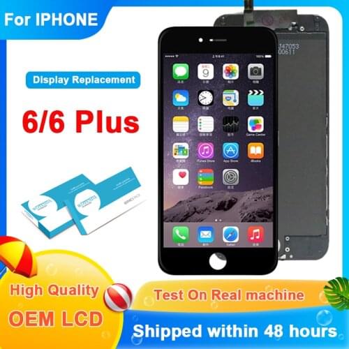 High Quality OEM LCD Replacement For iPhone 6 LCD Display Touch Screen Digitizer Assembly For iPhone 6 Plus LCD Repair Parts