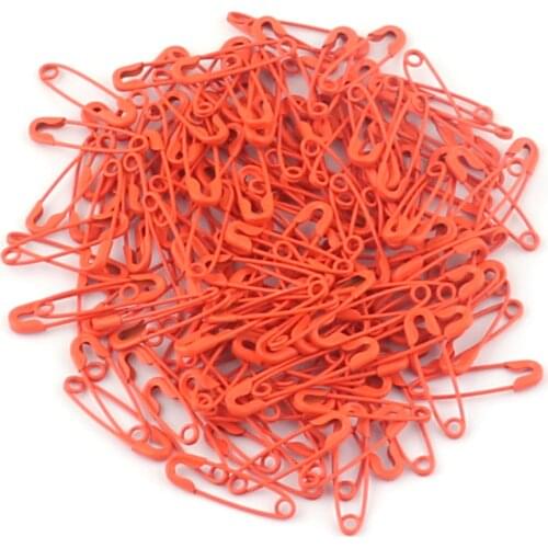 Orange Mini Safety Pin Broochs Kilt Skirt Blanket Shawl Scarf Safety Pins Bouquet Charm Boutonniere Safety Pin Jewelry 19mm
