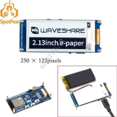 2.13inch E-Paper Cloud Module, 250×122, WiFi Connectivity 2.13 inch ePaper display screen