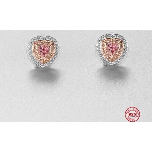 2020Fashion Charm Sterling Silver Original 1:1 Copy, Playful Love Romantic Love Elegant Chic Earrings Women Luxury Jewelry Gifts