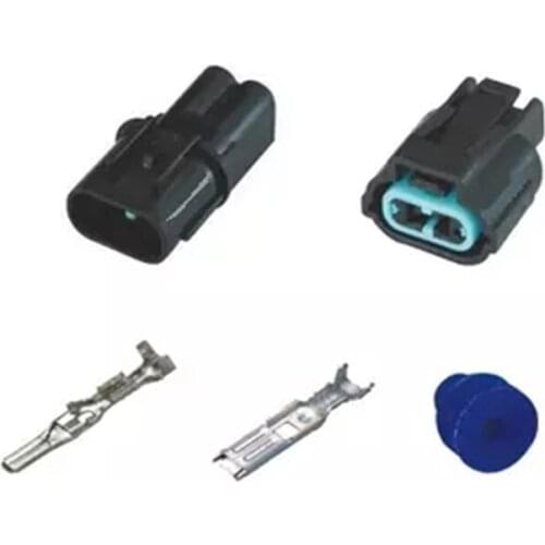 500SETS DJ7023C-2.8-11/21 2.8mm 2Pin AMP Car Electrical Wire Connectors for Audi ,BMW,Honda,Toyota,NISSAN AND other models