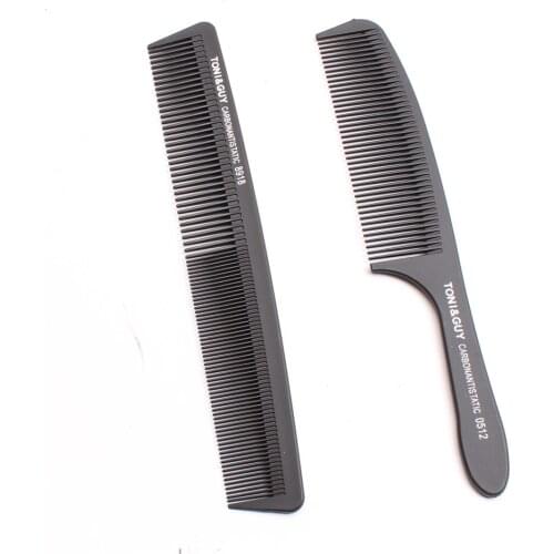 60Pcs Straight Hair Comb Anti-static Carbon Hair Brush Professional Salon Hair Styling Tools Hairdressing Barbers Handle Brush
