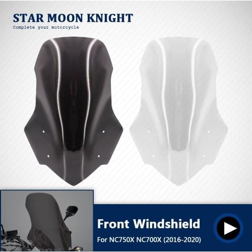 Motorcycle Accessories Screen Windshield Fairing Windscreen For Honda NC700X NC750X NC 750 700 X 2016 - 2020 2019 2018 2017 2016