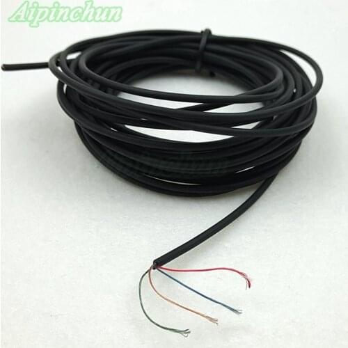 Aipinchun 16.4ft TPE Audio Earphone Cable Repair Replacement Headphone Wire 2/3/4 Core Signal Line