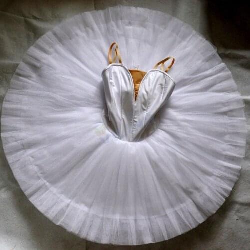 White Undecorated clasiical Ballet tutu dress white Professional plain ballet tutus No decoration ballet dress