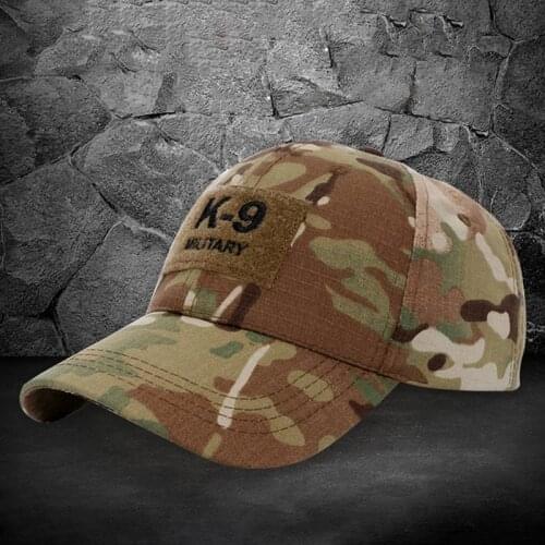K9 Police Canine Special Army K9 Service Dog Operator Cap Tactical Baseball Cap Men Hats With Patch Camouflage Baseball Cap