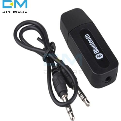 Bluetooth Aux Wireless portable mini Black bluetooth Music Audio Receiver Adapter 3.5mm Stereo Audio for Home Car Mobile Phone