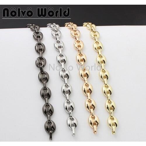 50cm 1meter 10 meters 14*11mm small size alloy chains for shoulder leather bag chain repair accessories purse hardware