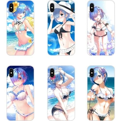 Anime RE ZERO Ram Rem Accessories Phone Cases Covers For Samsung A10 A30 A40 A50 A60 A70 M30 Galaxy Note 2 3 4 5 8 9 10 PLUS