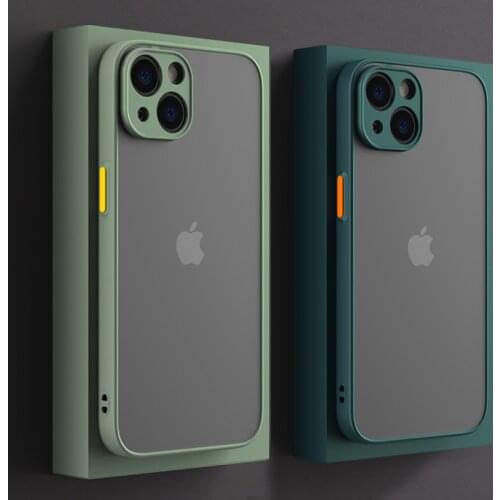 Ultra Thin White Matte Transparent Phone Case For iPhone 11 12 Pro Max Mini X Xs XR 7 8 Plus SE 2 2020 Silicone Shockproof Cover