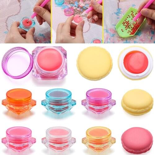 DIY Diamond Painting Painting Clay Mud Cross Stitch Point Drill Pen Glue Storage Container Embroidery Handmde Crafts Accessory