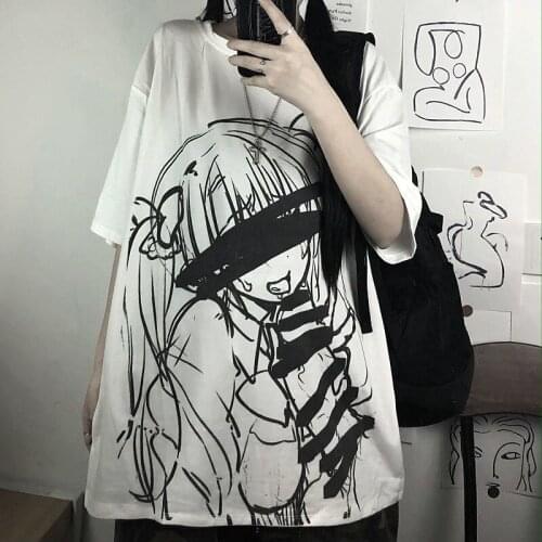 Summer Jumpers Womens Cartoon sweatshirts Boys White Men Women Tshirts White Sweatshirt Loose Oversized Summer Girls Funny Tops