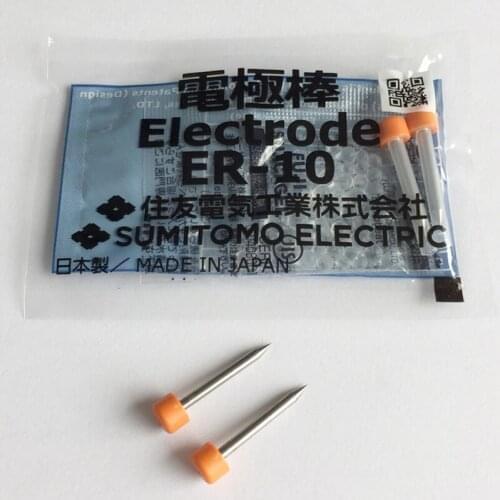 1pair ER-10 electrodes For Type-39 TYPE-66 TYPE-81C T-600C 400S Fiber Optic Fusion Machine Electrode rod Free shipping