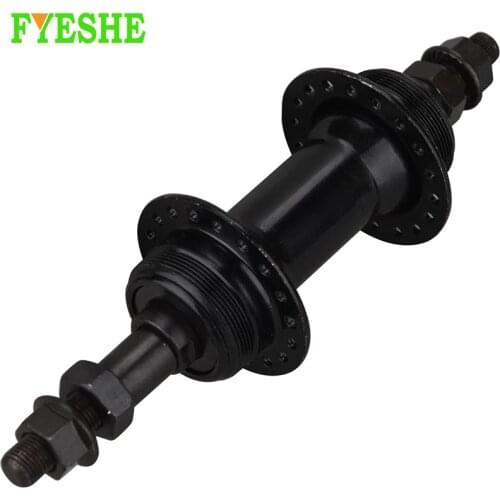 MTB Mountain Road Bike Rear Hub Axis Iron Steel 36 Holes 3/8inch 175mm Bicycle Rear Wheel Axle Hub Replacement Bike Accessories