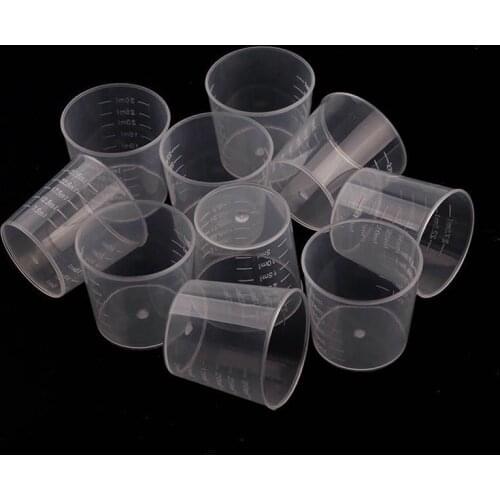 20PCS/Set 30ml Graduated Measuring Cup Beakers Kitchen Tools Accessories Plastic Measuring Cup Labs